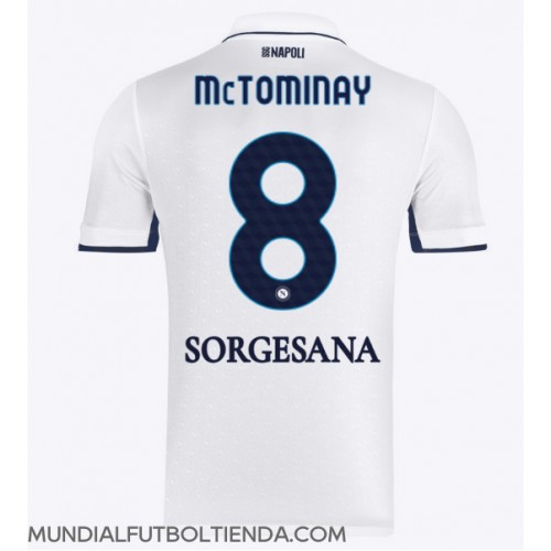 Camiseta SSC Napoli Scott McTominay #8 Segunda Equipación Replica 2024-25 mangas cortas